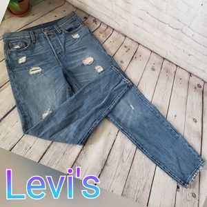 Levi's Wedgie Blue Jeans Size 26 PC922861-0024